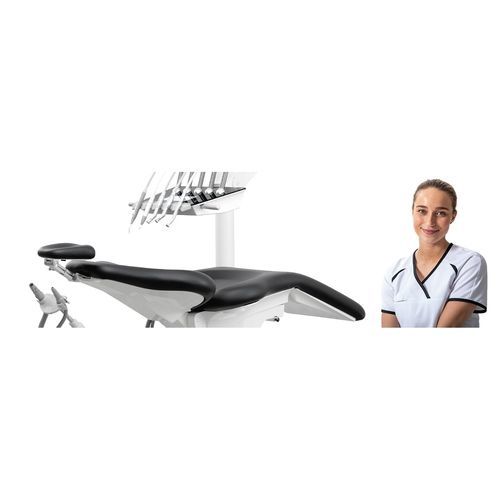 Стоматологическая установка с электрическим креслом - Heka S+ Pillar - Heka Dental - с гибким подголовником / с аппаратом для гигиены / с внутриротовой камерой