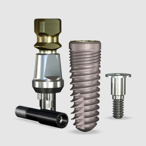 Конический зубной имплантат - REACTIVE™ - Implant Direct Europe - из титана / внутренний трехлопастный / прямой