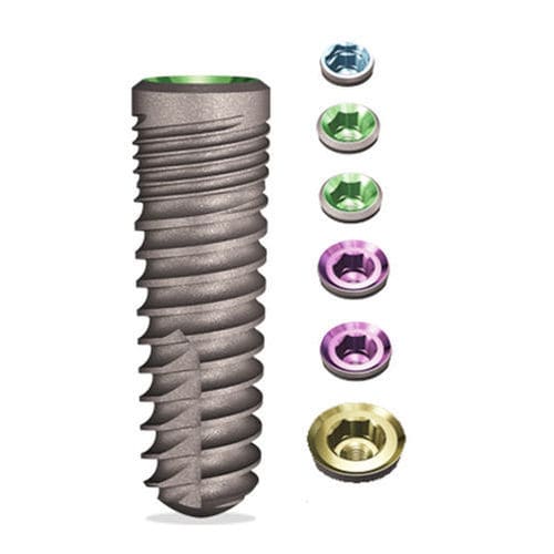Цилиндрический зубной имплантат - Legacy™3 - Implant Direct Europe - из титана / внутренний шестиугольник / прямой