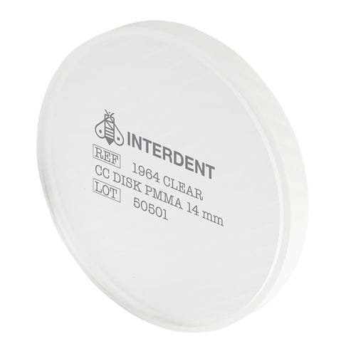 Стоматологический материал из PMMA - CC Disk - Interdent - для восстановления зубов / CFAO / для фрезерования
