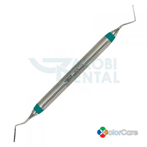 Пародонтальный стоматологический зонд - PGF/W7 - Jakobi Dental GmbH - двойной / из нержавеющей стали / ручка ColorCare