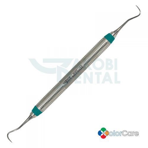 Пародонтальный инструмент для удаления зубного налета - SH6/77 - Jakobi Dental GmbH - серп / из нержавеющей стали / с цветовым кодом