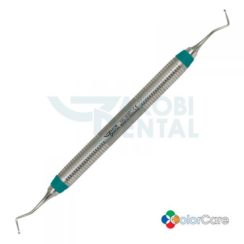 Стоматологический экскаватор ложка - EXC38/397 - Jakobi Dental GmbH - ручка ColorCare / из нержавеющей стали