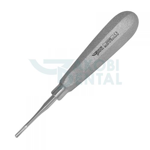 Прямой стоматологический элеватор - E304W - Jakobi Dental GmbH - из нержавеющей стали / противоскользящая ручка / Seldin