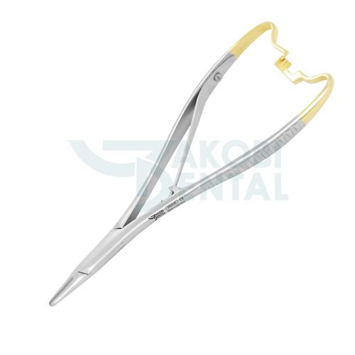 Иглодержатель для стоматологической хирургии - NH5074E - Jakobi Dental GmbH - по Матье-Кохеру / из карбида вольфрама / из нержавеющей стали