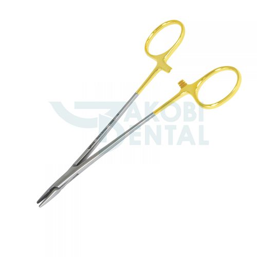 Иглодержатель для стоматологической хирургии - NH5038 - Jakobi Dental GmbH - Криль-Вуда / из карбида вольфрама / из нержавеющей стали