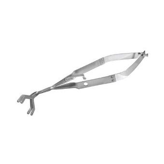 Зажим для стоматологии - LW/L - Laschal Surgical, Inc.   - для захвата тканей / съемный / изогнутый