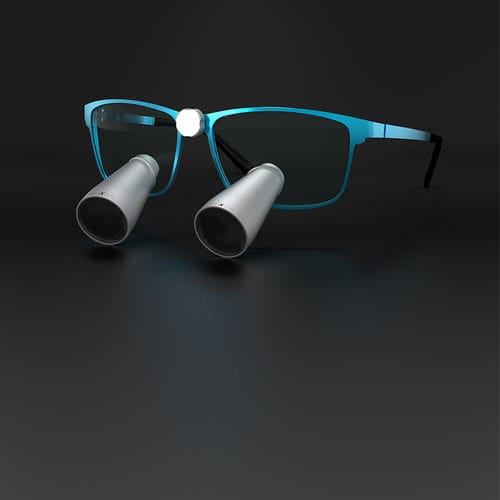 Бинокулярная лупа на очковой оправе - VISIONX 3.8 - I.C.Lercher