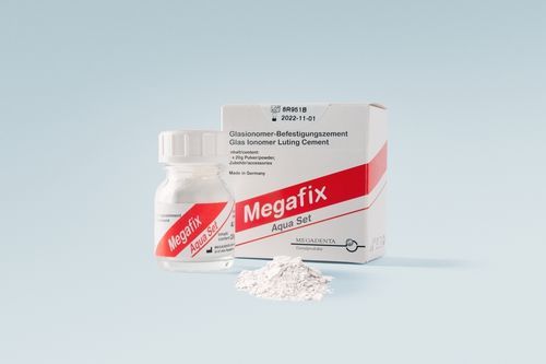Стоматологический адгезив для зубных мостов - Megafix - MEGADENTA Dentalprodukte GmbH   - для зубных коронок / для стоматологических вкладок / для восстановления зубов