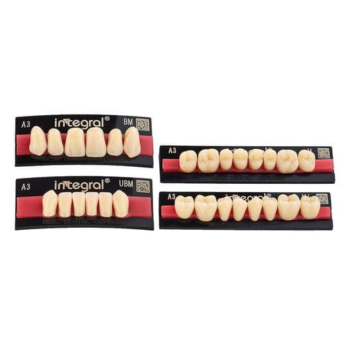 Стоматологический протез из PMMA - integral® - Merz Dental GmbH   - для передних зубов / для задних зубов / анатомическая форма