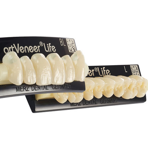 Стоматологический протез из PMMA - artVeneer® life - Merz Dental GmbH   - для передних зубов / для задних зубов / анатомическая форма
