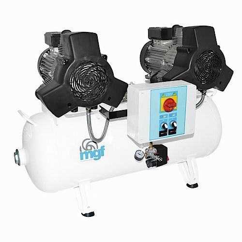 Медицинский компрессор - 100/30 TANDEM PRIME S - MGF Compressors - стоматологический / 6 установок / без масла