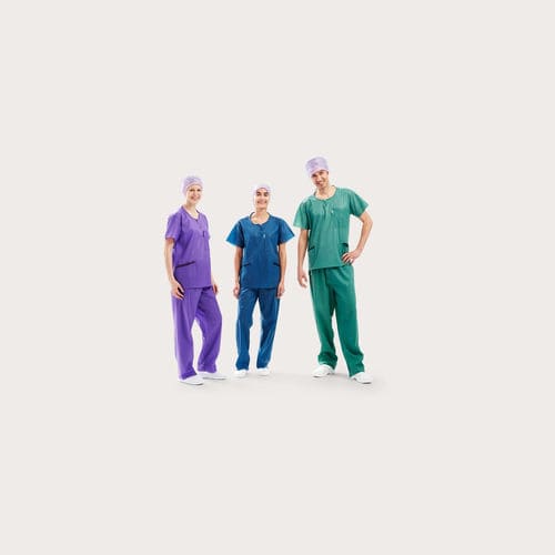 Медицинские брюки и блуза унисекс - BARRIER® - Mölnlycke Health Care - из полипропилена / из хлопка / для одноразового применения