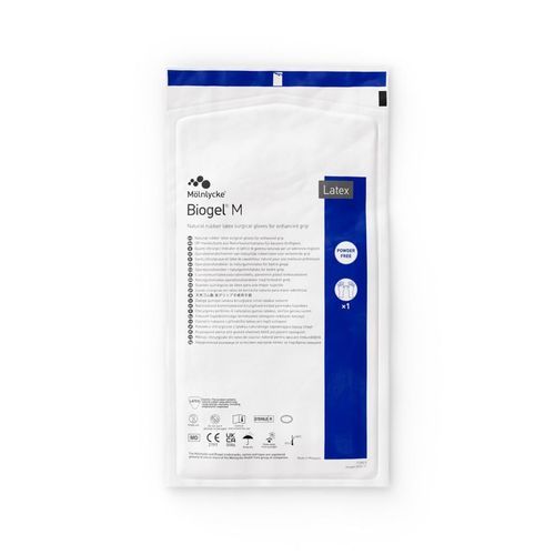 Перчатка из латекса - Biogel® M - Mölnlycke Health Care - хирургическая / неопудренная / стерильная