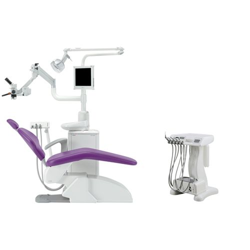Компактная стоматологическая установка - Universal ML Cart - O.M.S. S.p.A. OFFICINE MECCANICHE SPECIALIZZATE   - с монитором / с держателем инструментов / со светодиодной подсветкой