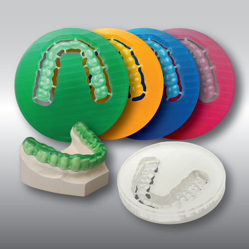 Стоматологический материал из PMMA - DISC splint - POLIDENT d.o.o.   - CFAO / для терапевтических желобов