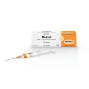 Стоматологический материал из гидроксида кальция - Medical - Promedica Dental Material GmbH   - для распломбирования канала / рентгеноконтрастный / временный