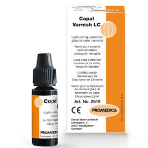 Стоматологический материал из фторлака - Copal Varnish LC - Promedica Dental Material GmbH   - для уплотнения каналов / жидкость / фотополимеризуемый