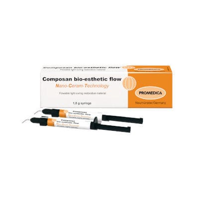 Стоматологический материал из жидкого композита - Composan bio-esthetic flow - Promedica Dental Material GmbH   - для распломбирования канала / для зубных виниров / для уплотнения каналов