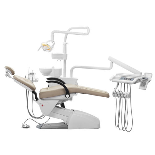 Стоматологическая установка с креслом - CARE-11 D - Runyes Medical Instrument Co., Ltd. - с монитором / с держателем инструментов / с освещением