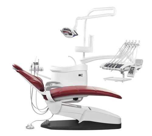 Стоматологическая установка с креслом - CARE-22 - Runyes Medical Instrument Co., Ltd. - с монитором / с держателем инструментов / с освещением