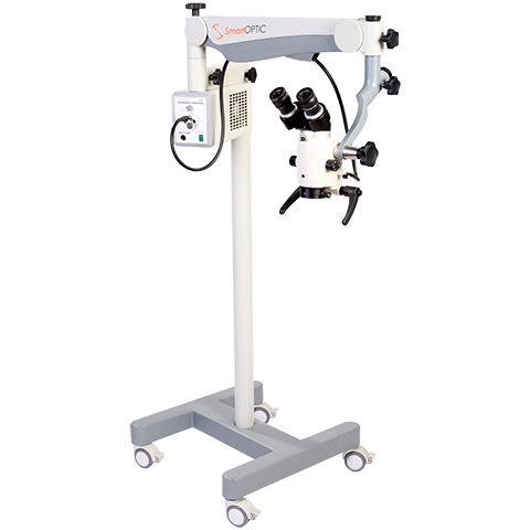 Операционный микроскоп для стоматологии - SmartOPTIC - Vena Entis Seliga Microscope A. Seliga   - на роликах