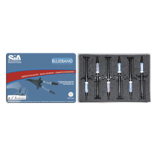 Стоматологический адгезив для ортодонтических скоб - Blue Band - SIA ORTHODONTIC MANUFACTURER - на основе кремнезема / для металла / фотополимеризуемый