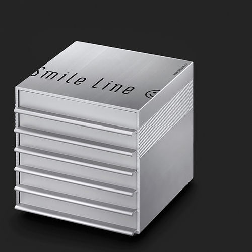 Шкаф для стоматологических инструментов - THE CUBE - SMILE LINE SA   - из алюминия / 6 выдвижных ящиков