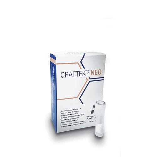 Синтетический костный заменитель - Graftek® NEO - TBR Implants Group - для хирургической стоматологии / гранулированный