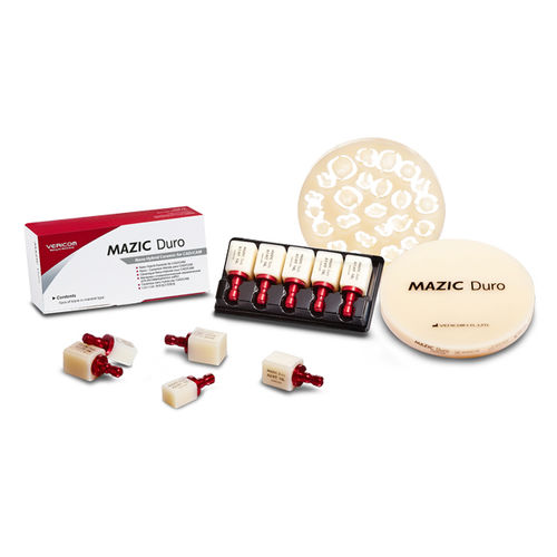 Стоматологический материал из гибридной керамики - MAZIC Duro - VERICOM Co., Ltd.   - для стоматологических вкладок / для зубных виниров / для стоматологических накладок
