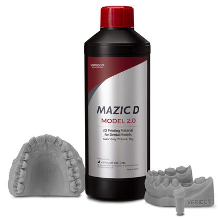 Стоматологический материал из полимера - MAZIC D  2.0 - VERICOM Co., Ltd.   - для 3D-печати / ортодонтический / для моделирования
