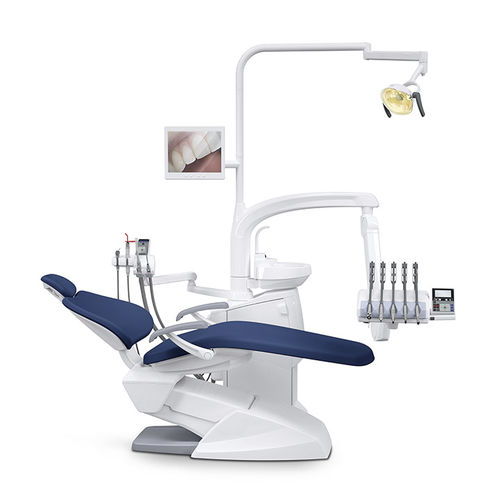 Компактная стоматологическая установка - V586 - Suzhou Victor Medical Equipment - с монитором / с держателем инструментов / с освещением