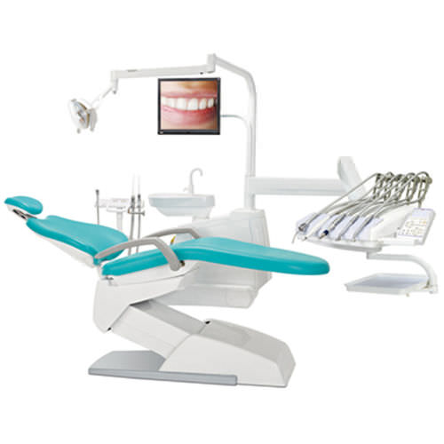 Стоматологическая установка с креслом - V200 - Suzhou Victor Medical Equipment - с монитором / с держателем инструментов / с освещением