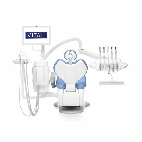 Стоматологическая установка с гибким подголовником - T5 MASTER  - VITALI S.R.L.   - с монитором / с аппаратом для гигиены / с держателем инструментов