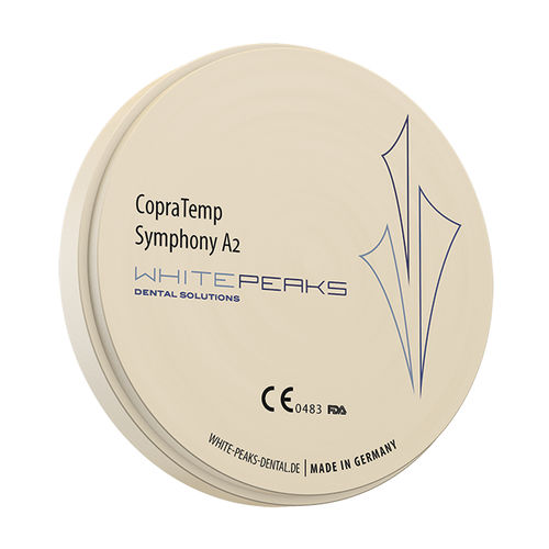 Стоматологический материал из PMMA - CopraTemp Symphony 98 - Whitepeaks Dental Solutions GmbH - для восстановления зубов / временный