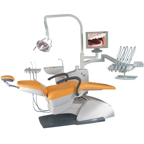 Стоматологическая установка с креслом - S2318 - Sinol Dental Limited - с монитором / с аппаратом для гигиены / с держателем инструментов
