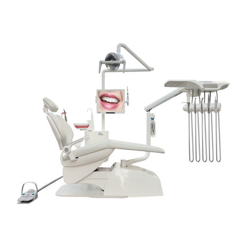 Стоматологическая установка с электромеханическим креслом - EVERSUN S2300 - Sinol Dental Limited - с гибким подголовником / с монитором / с аппаратом для гигиены
