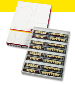 Стоматологический протез из акрила - COMBINATION SET - YAMAHACHI DENTAL MFG., CO.   - для задних зубов / для передних зубов