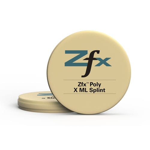 Стоматологический материал из PMMA - Poly X ML Splint - Zfx GmbH - для зубных мостов / для зубных коронок / твердый