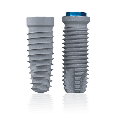 Цилиндрический зубной имплантат - Osseotite® - Zimmer Dental - из титана / внутренний шестиугольник / наружный шестиугольник