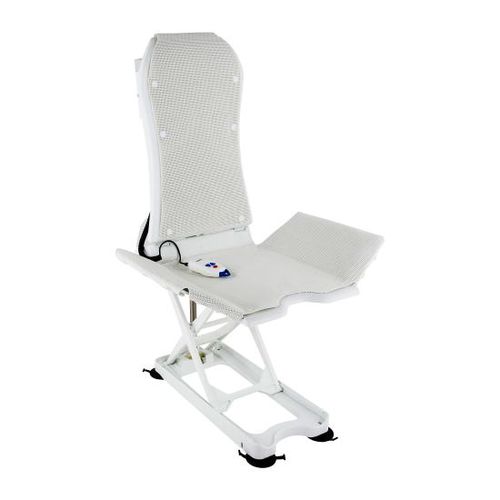 Сиденье для ванны со спинкой - Aquatec Kogia - Invacare - эргономичное / подъемное