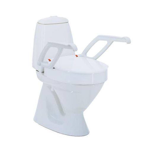 Сиденье для унитаза с подлокотниками - Aquatec 90000 - Invacare - с крышкой