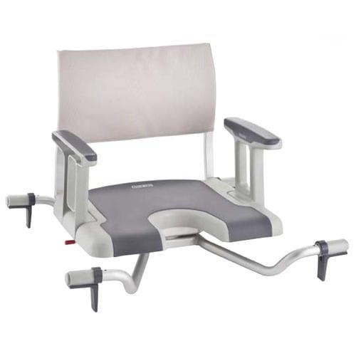 Стул для душа с подлокотниками - Aquatec Sorrento - Invacare - с отверстием для туалета / со спинкой / подвесной