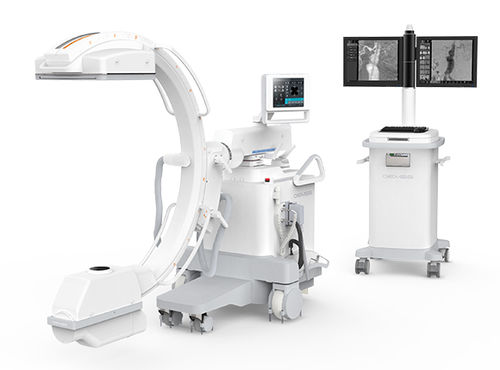 Мобильный усилитель яркости - SPINEL 12HD - GEMSS Medical Systems - с плоским детектором / с видеостойкой / со встроенным видеомонитором