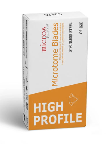 Микротомное лезвие одноразового применения - HIGH PROFILE - MICROS Produktions-u.HandelsgmbH.