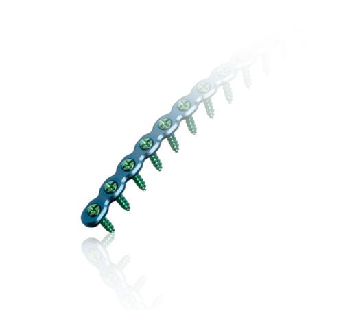 Компрессионная костная пластина для ребер - RibFix Blu® - Zimmer Biomet - для грудины / блокируемая / металлическая