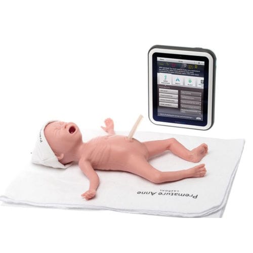 Неонатальный медицинский симулятор - Premature Anne - Laerdal Medical - учебный / для оказания общей помощи / для обслуживания средним медицинским персоналом