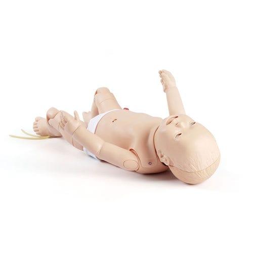 Учебный манекен для педиатрии - Nursing Baby - Laerdal Medical - для прослушивания / для питания / для внутрикостных инъекций