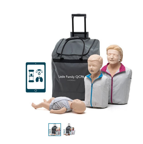 Учебный манекен для неотложной медицинской помощи - Little Family QCPR - Laerdal Medical - для RCP / торса / комплект учебных моделей