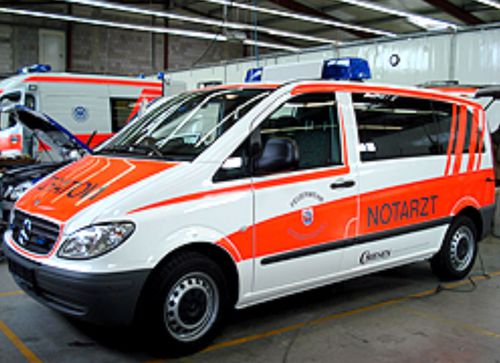Передвижной медицинский пункт для неотложной помощи - Mercedes Benz Vito - C. Miesen - фургон